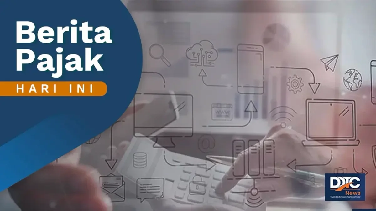 Ilustrasi pedagang online mengelola transaksi di marketplace terkait pemungutan pajak