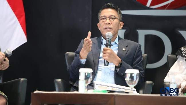 Ilustrasi gedung pusat finansial internasional yang menggambarkan insentif investasi PFII